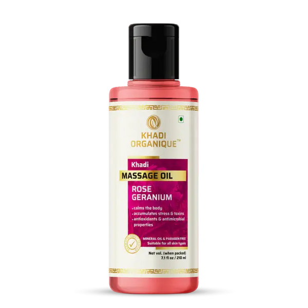 Ayurvedic Rose Geranium Massage Oil
