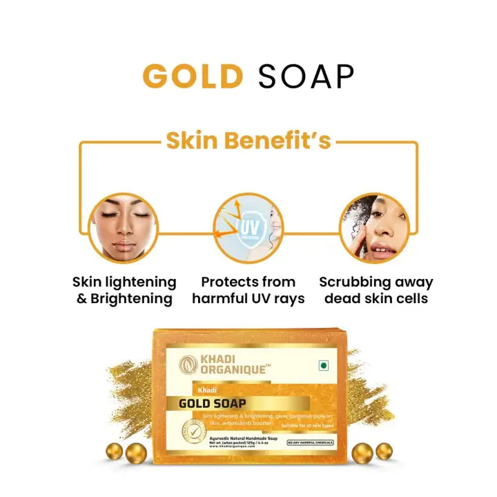 Gold soap benefits