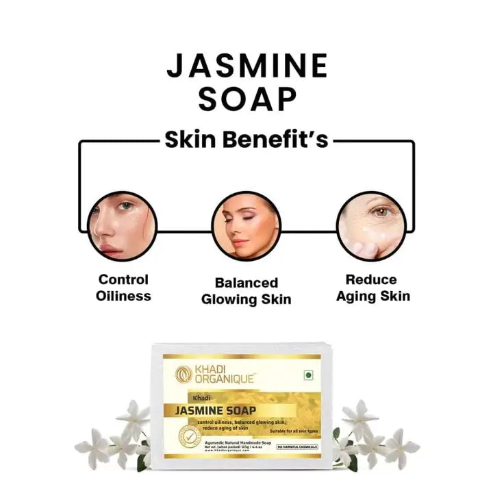 Handmade Jasmine Bath Soap with Naturally