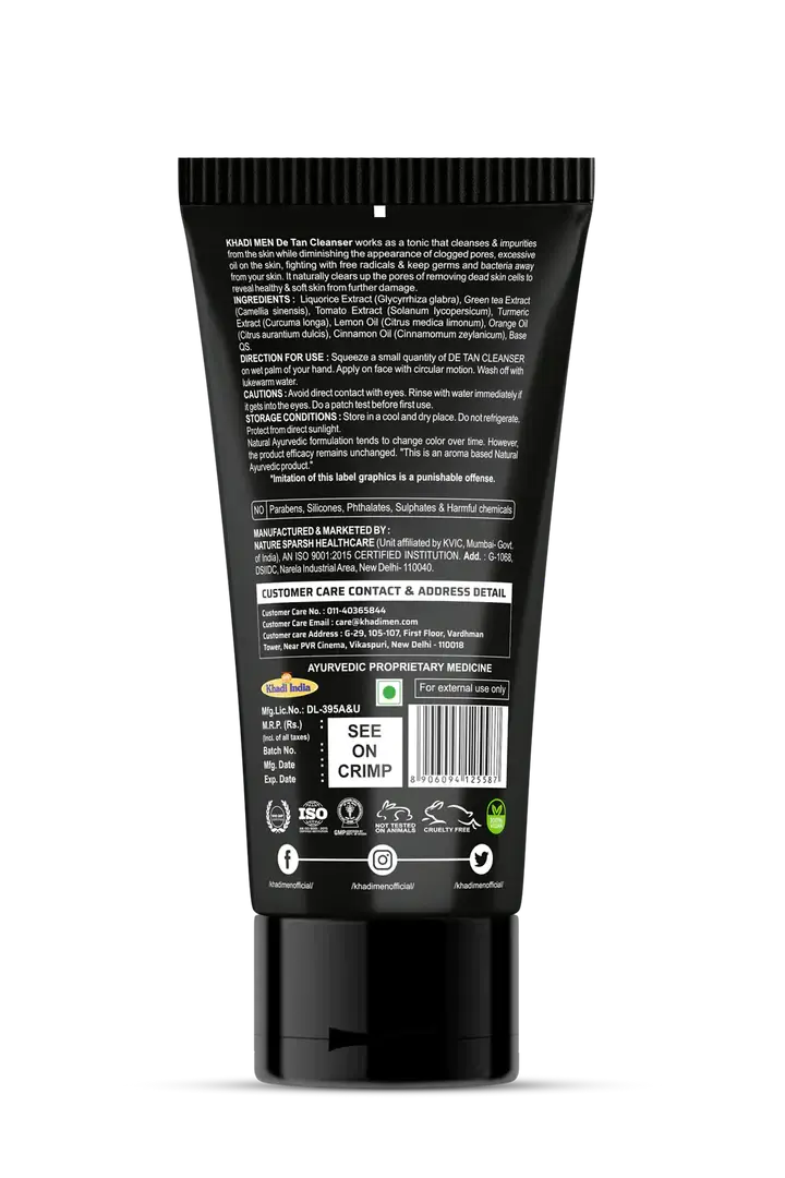 Khadi De Tan Cleanser