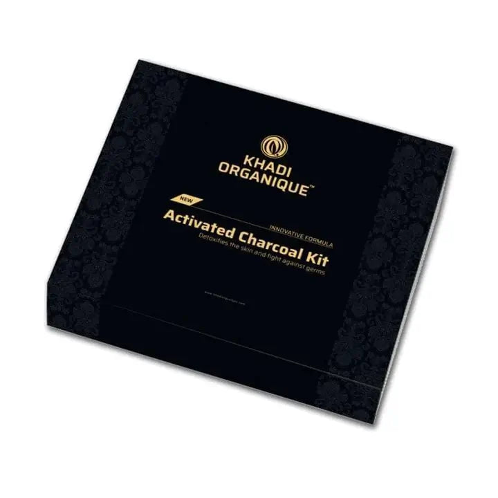 Khadi Organique Kit Charcoal Scrub, Charcoal Face wash, Charcoal Peel-off Mask
