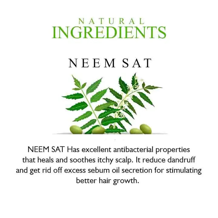 Natural Ayurvedic Neem Sat Hair Cleanser