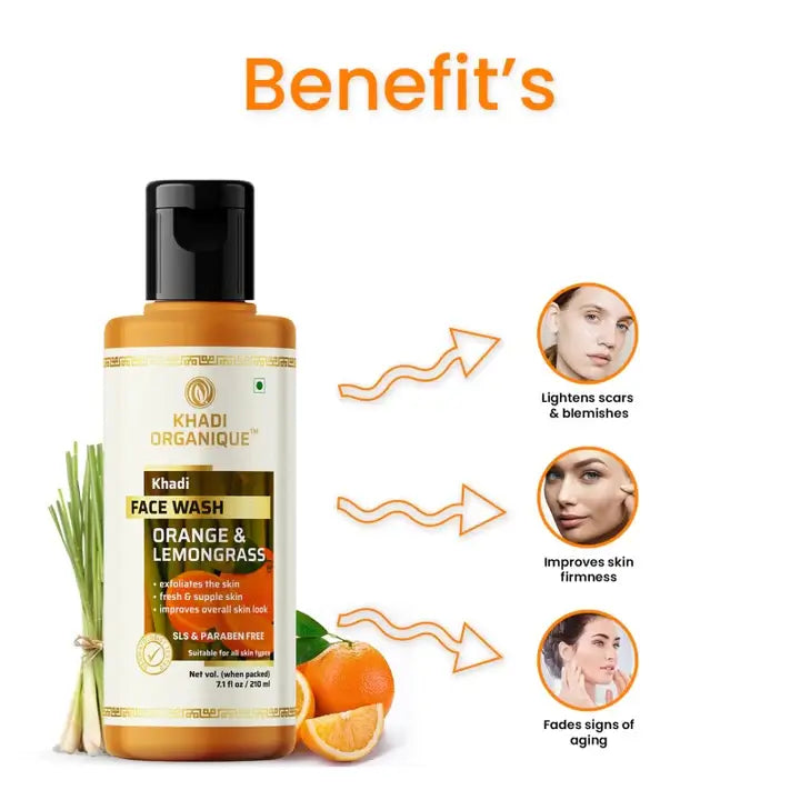 Orange & lemongrass body wash benefits